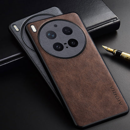 for Vivo X300 Pro Case Premium Leather Cover Retro Design Full Protective Case