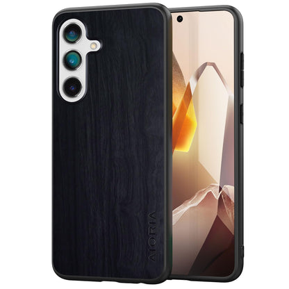 Case for Samsung Galaxy Z Fold 7 5G funda Bamboo Wood Pattern PU Leather Back Cover for Samsung Galaxy z fold7 zfold7 case (Blue, Galaxy Z Fold 7)