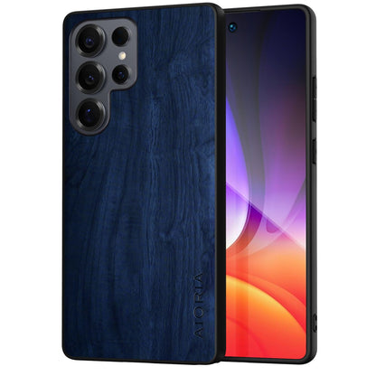 Case for Samsung Galaxy Z Fold 7 5G funda Bamboo Wood Pattern PU Leather Back Cover for Samsung Galaxy z fold7 zfold7 case (Blue, Galaxy Z Fold 7)