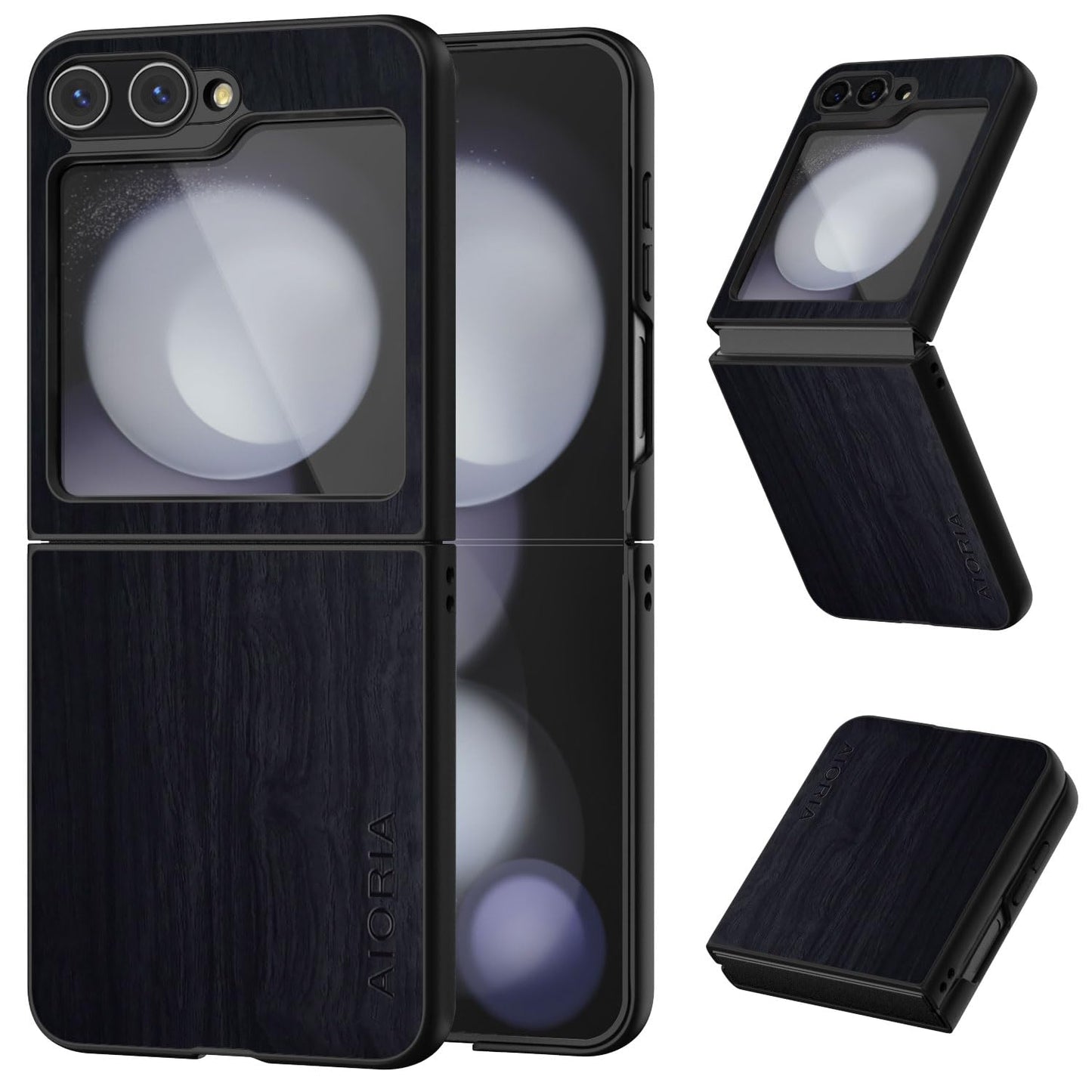 Case for Samsung Galaxy Z Flip 7 5G funda Bamboo Wood Pattern PU Leather Back Cover for Samsung Galaxy z flip7 zflip7 case (White, Galaxy Z Flip 7)