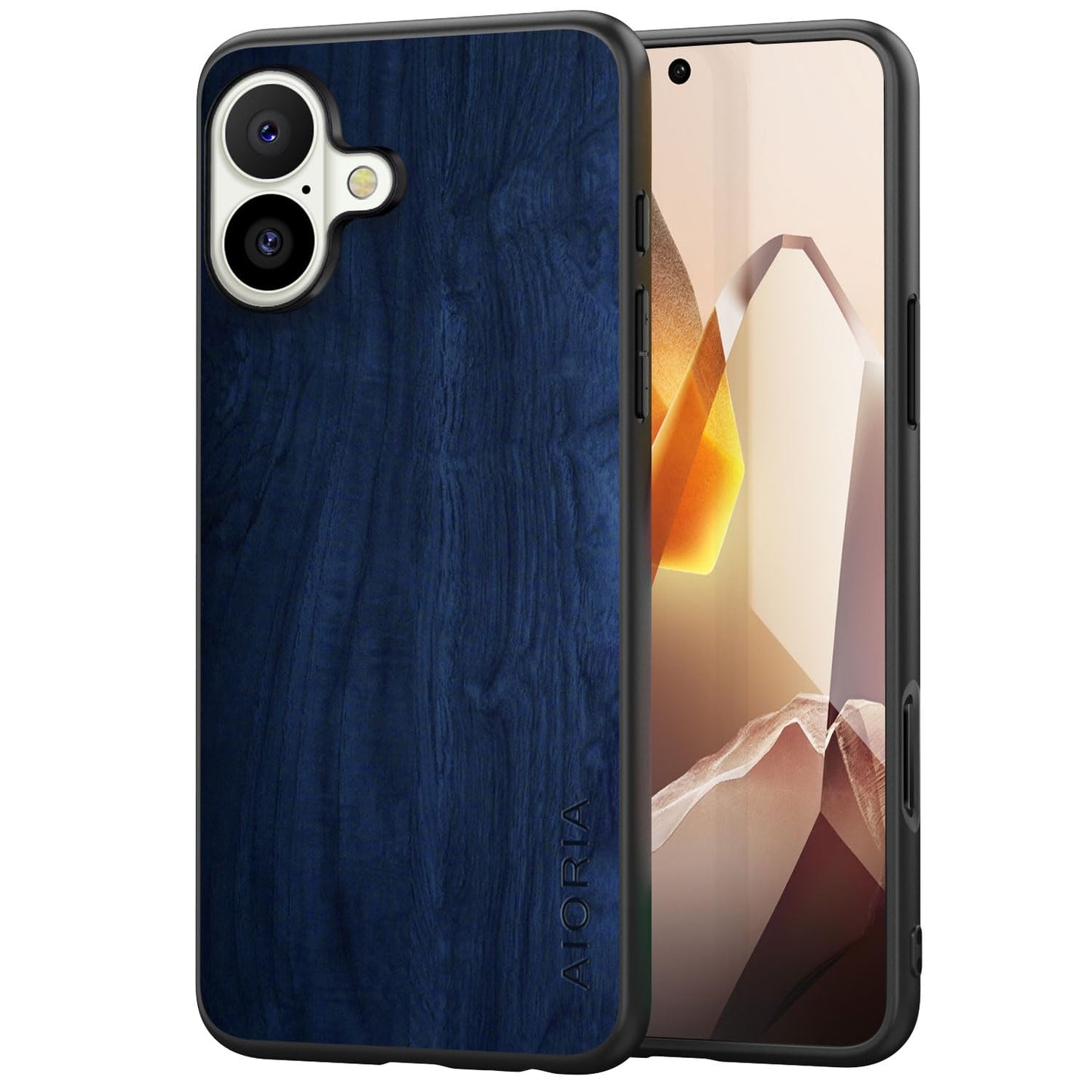 Case for iPhone 17 Pro 5G funda Bamboo Wood Pattern PU Leather Back Cover for iphone17 pro case (White, iPhone 17 Pro)