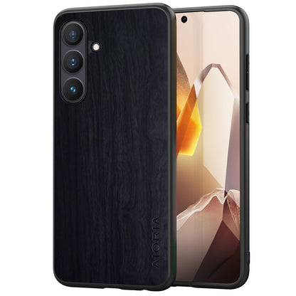 Case for Samsung Galaxy Z Fold 7 5G funda Bamboo Wood Pattern PU Leather Back Cover for Samsung Galaxy z fold7 zfold7 case (Blue, Galaxy Z Fold 7)