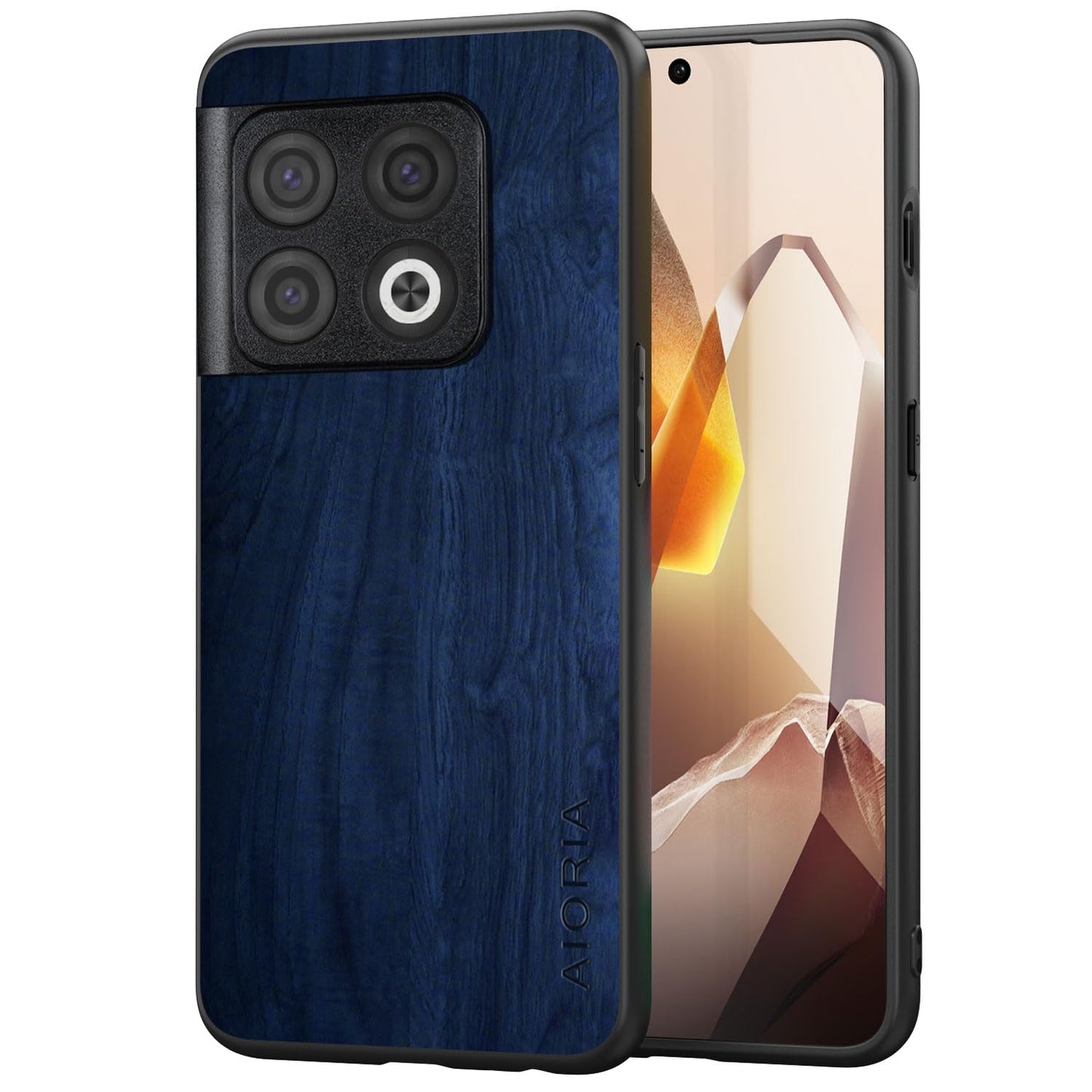 Case for OnePlus 13 5G funda Bamboo Wood Pattern PU Leather Back Cover for oneplus 13 case (Brown, OnePlus 13)