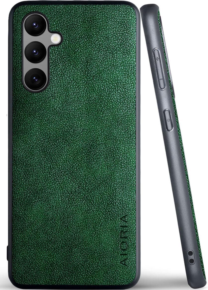 for Samsung Galaxy A Series Case A17 A56 A36 A26 A16 A55 A35 A25 A15 Premium Leather Cover Retro Design Full Protective Phone Case for Samsung Galaxy A26 5G (Red, A26)