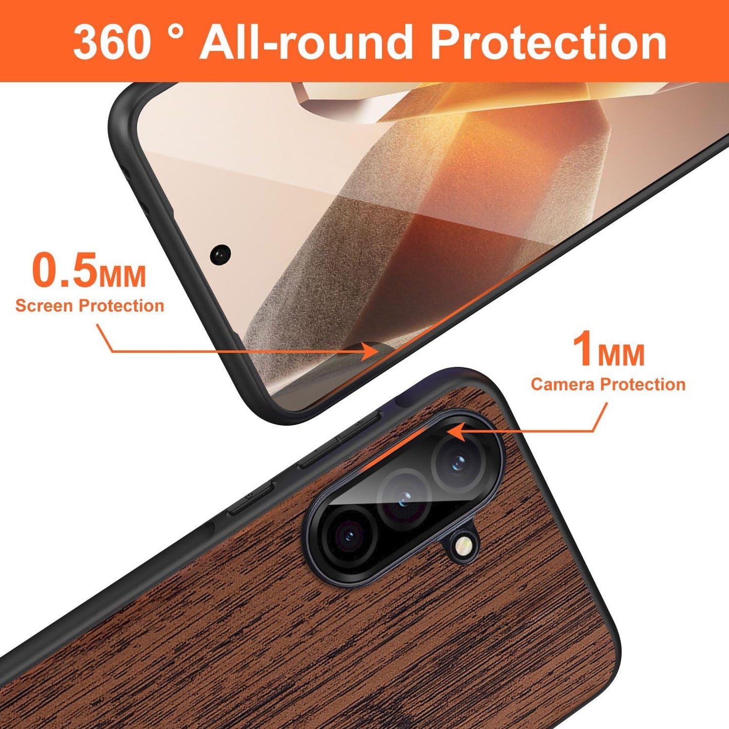case for Samsung Galaxy A37 A57 Imitation Bamboo Pattern PU Leather Design Phone Case Protective Cover