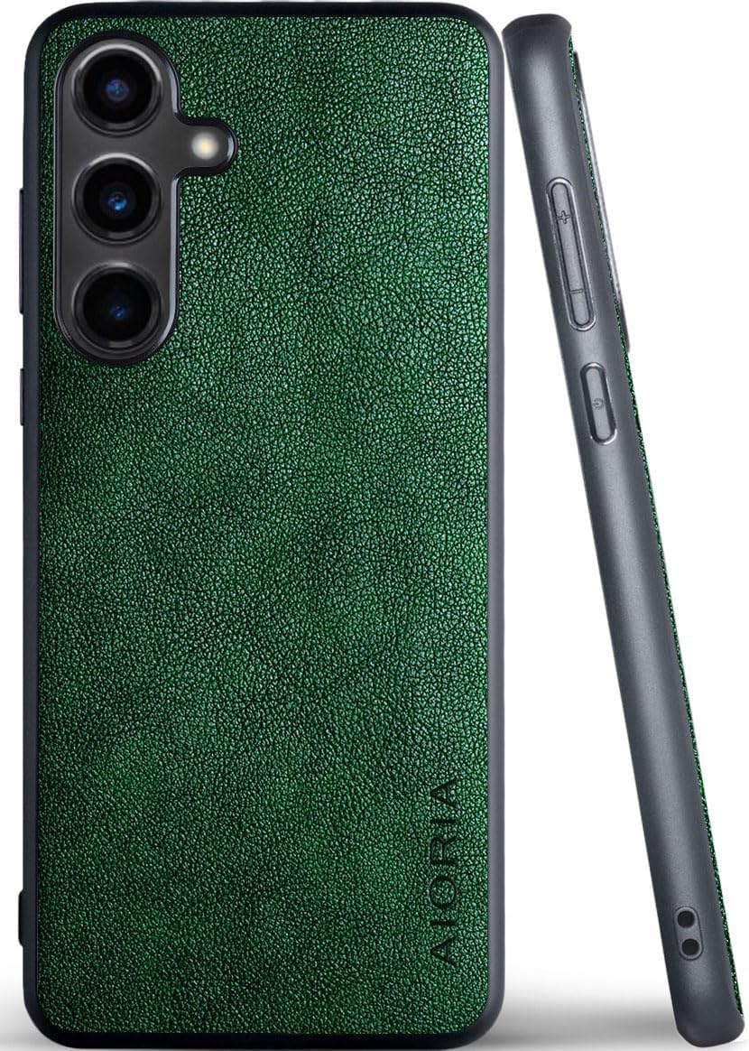 for Samsung Galaxy S Series Case Premium Leather Cover Retro Design Full Protective Phone Case for Samsung Galaxy S25 Ultra Edge FE Plus S24 FE5G