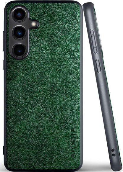 for Samsung Galaxy S Series Case Premium Leather Cover Retro Design Full Protective Phone Case for Samsung Galaxy S25 Ultra Edge FE Plus S24 FE5G