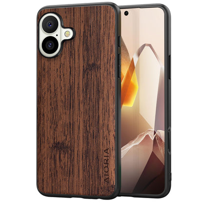 Case for iPhone 17 Pro Max Air Imitation Bamboo Pattern PU Leather Design Phone Case Protective Cover