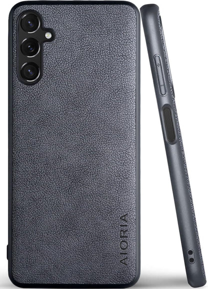 for Samsung Galaxy A Series Case A17 A56 A36 A26 A16 A55 A35 A25 A15 Premium Leather Cover Retro Design Full Protective Phone Case for Samsung Galaxy A26 5G (Red, A26)