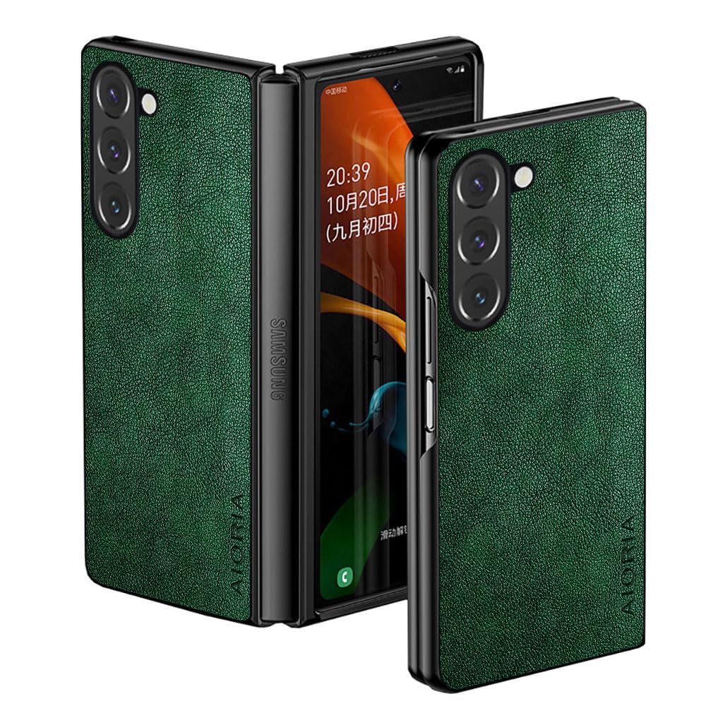 AIORIA for Samsung Galaxy Z Fold 8 Ultra Case Premium Leather Cover Retro Design Full Protective Case