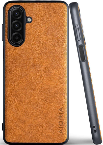 for Samsung Galaxy A Series Case A17 A56 A36 A26 A16 A55 A35 A25 A15 Premium Leather Cover Retro Design Full Protective Phone Case for Samsung Galaxy A26 5G (Red, A26)