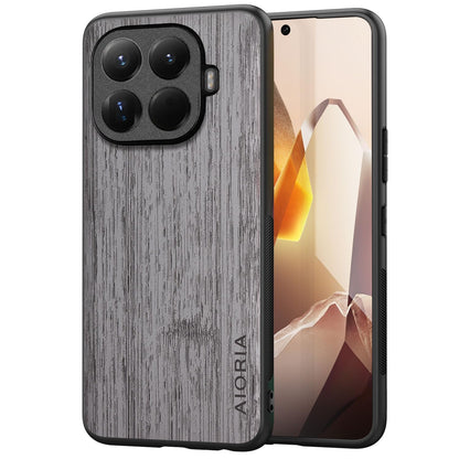 Case for Xiaomi 15T Pro Imitation Bamboo Pattern PU Leather Design Phone Case Protective Cover