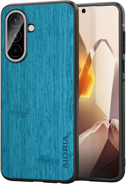 case for Samsung Galaxy A37 A57 Imitation Bamboo Pattern PU Leather Design Phone Case Protective Cover
