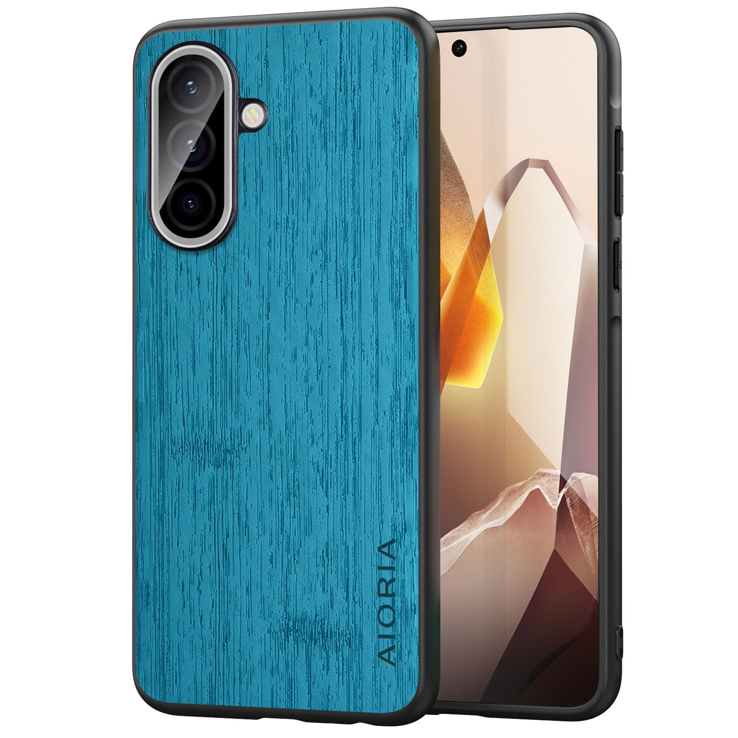 case for Samsung Galaxy A37 A57 Imitation Bamboo Pattern PU Leather Design Phone Case Protective Cover