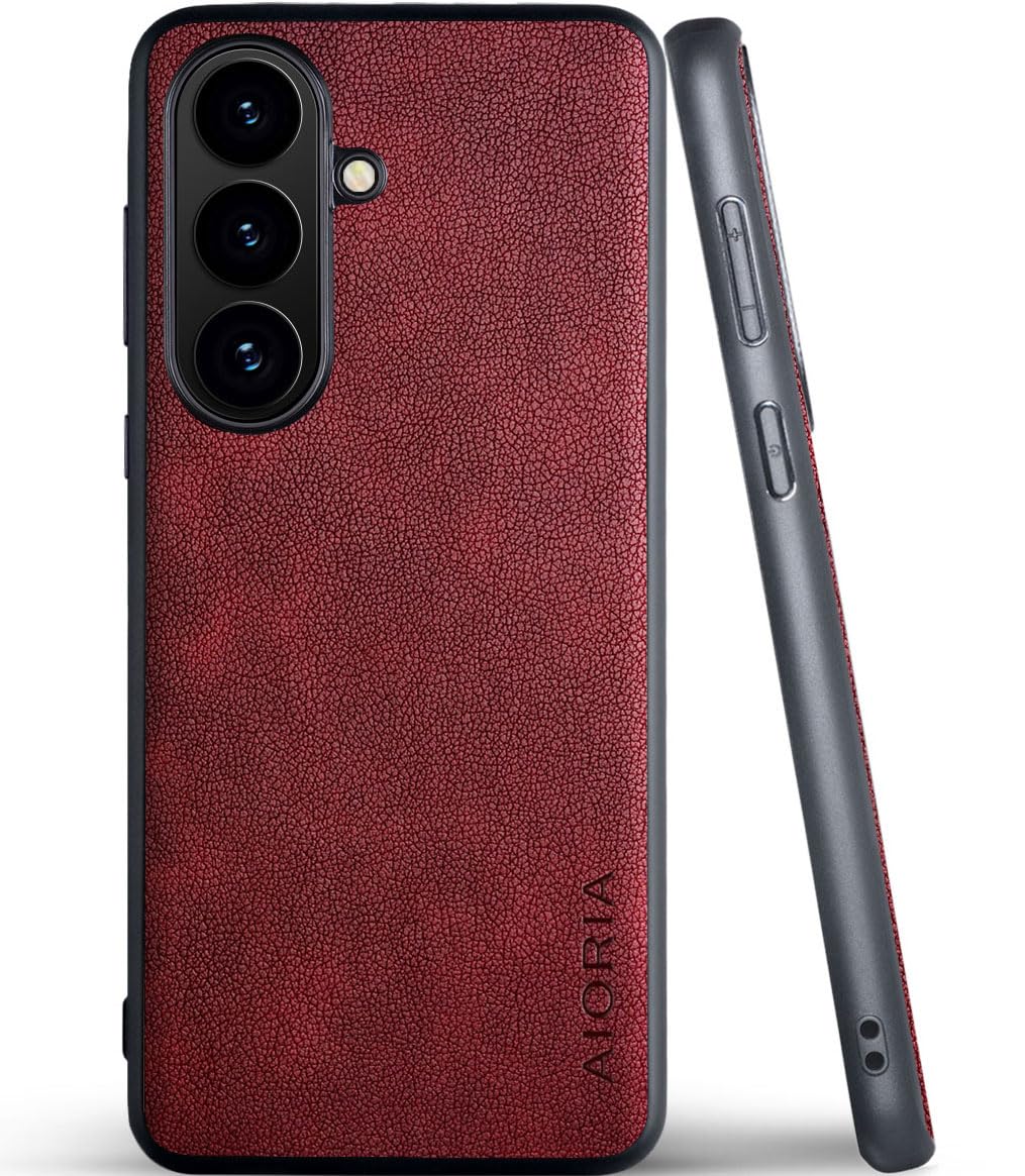for Samsung Galaxy S26 Series Case Premium Leather Cover Retro Design Full Protective Phone Case