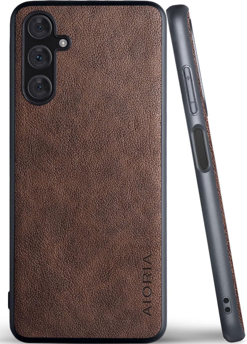 for Samsung Galaxy A Series Case A17 A56 A36 A26 A16 A55 A35 A25 A15 Premium Leather Cover Retro Design Full Protective Phone Case for Samsung Galaxy A26 5G (Red, A26)