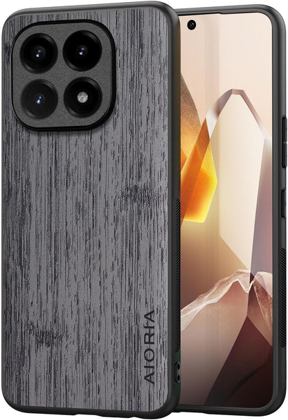 Case for Xiaomi 15T Pro Imitation Bamboo Pattern PU Leather Design Phone Case Protective Cover
