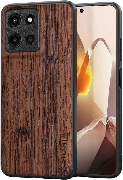 Case for Motorola Moto G Play Power Stylus 2025 Imitation Bamboo Pattern PU Leather Design Phone Case Protective Cover