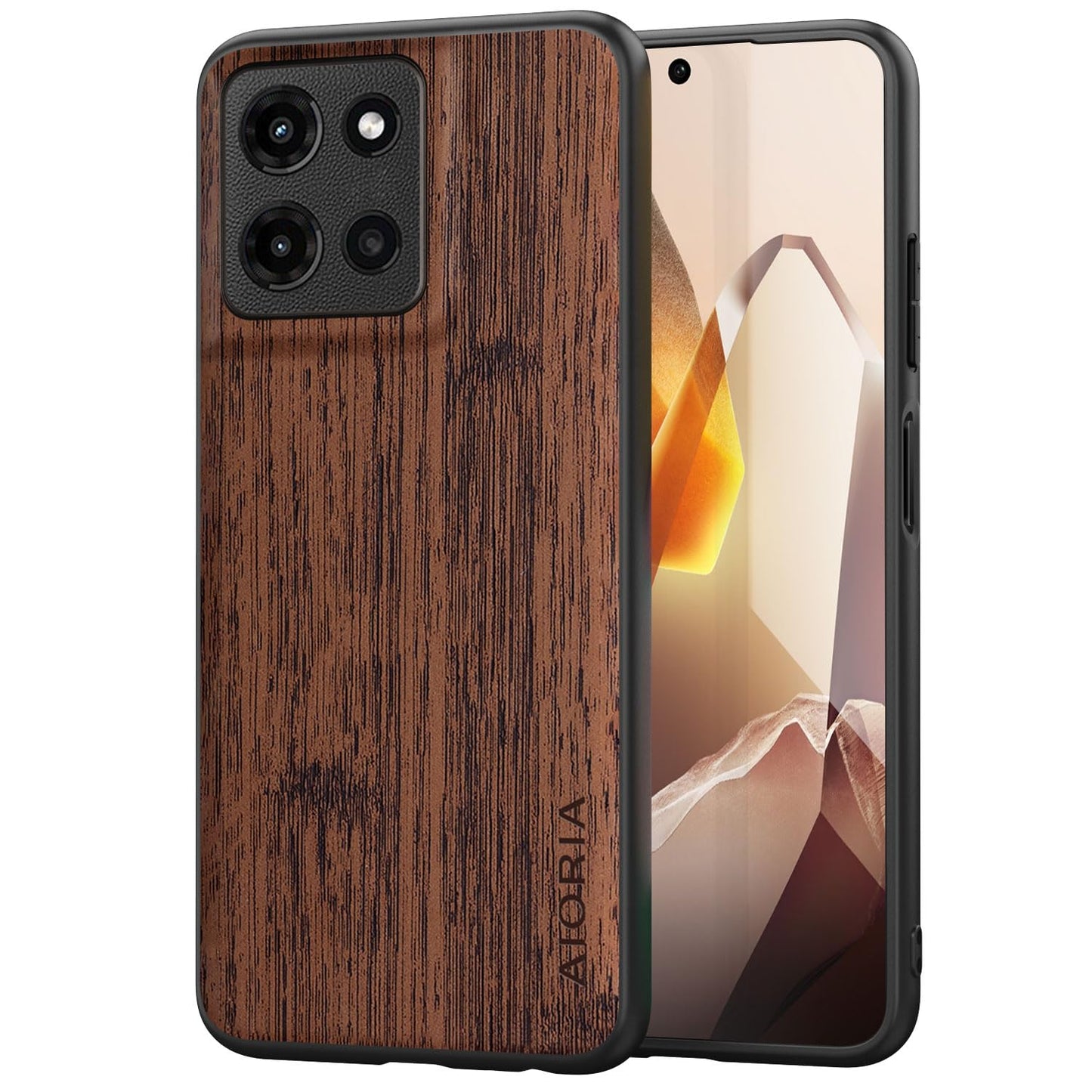 Case for Motorola Moto G Play Power Stylus 2025 Imitation Bamboo Pattern PU Leather Design Phone Case Protective Cover