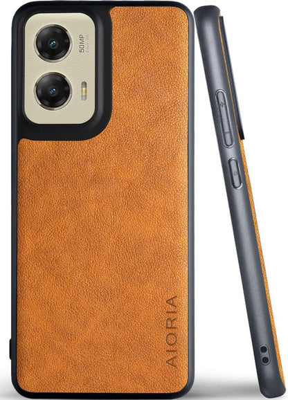 for Motorola Moto G Series Case Premium Leather Cover Retro Design Full Protective Phone Case for Motorola Moto G Stylus Power Play 2025 2026 2024 5G