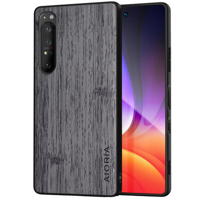 Case for Sony Xperia 1 VII III Imitation Bamboo Pattern PU Leather Design Phone Case Protective Cover