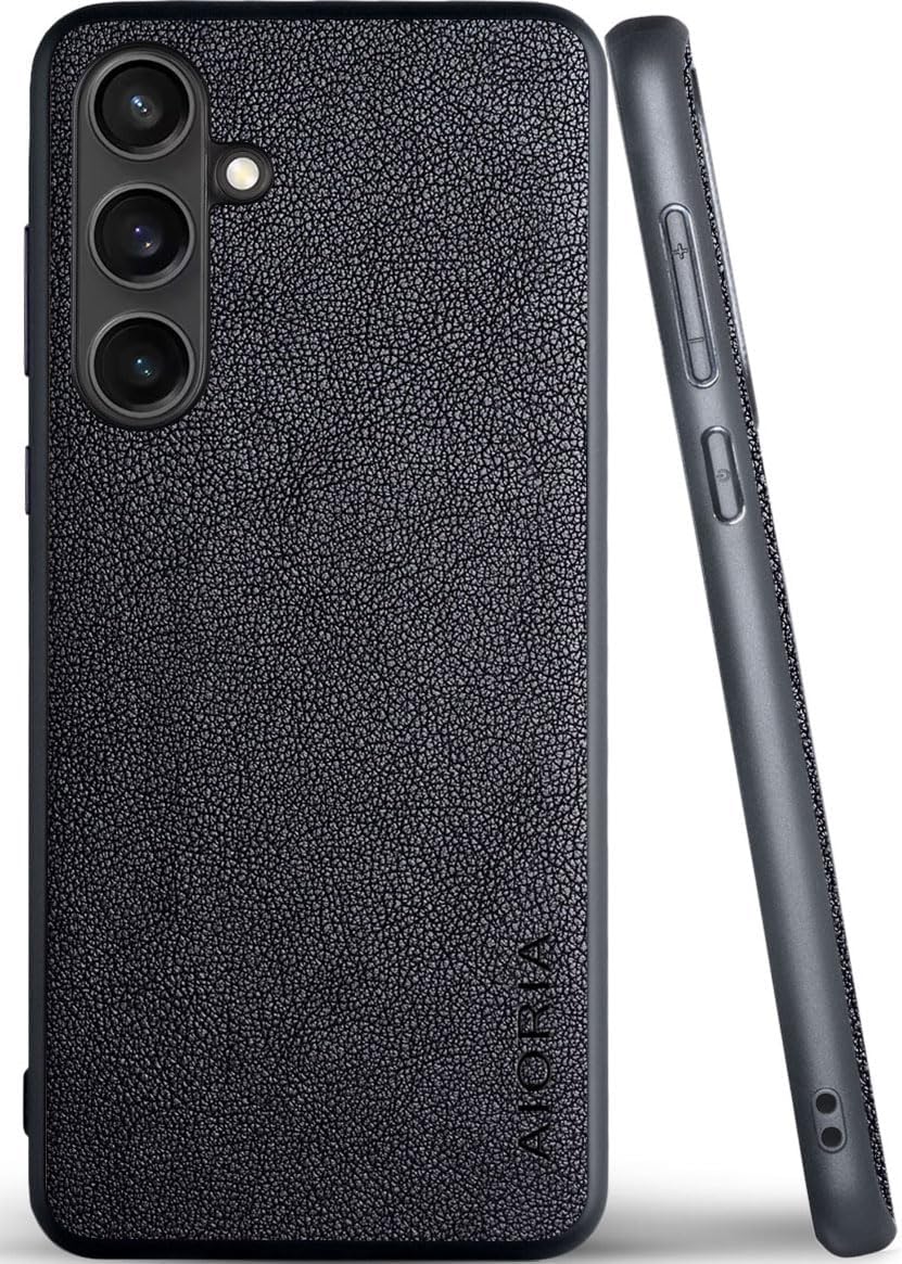 for Samsung Galaxy S Series Case Premium Leather Cover Retro Design Full Protective Phone Case for Samsung Galaxy S25 Ultra Edge FE Plus S24 FE5G