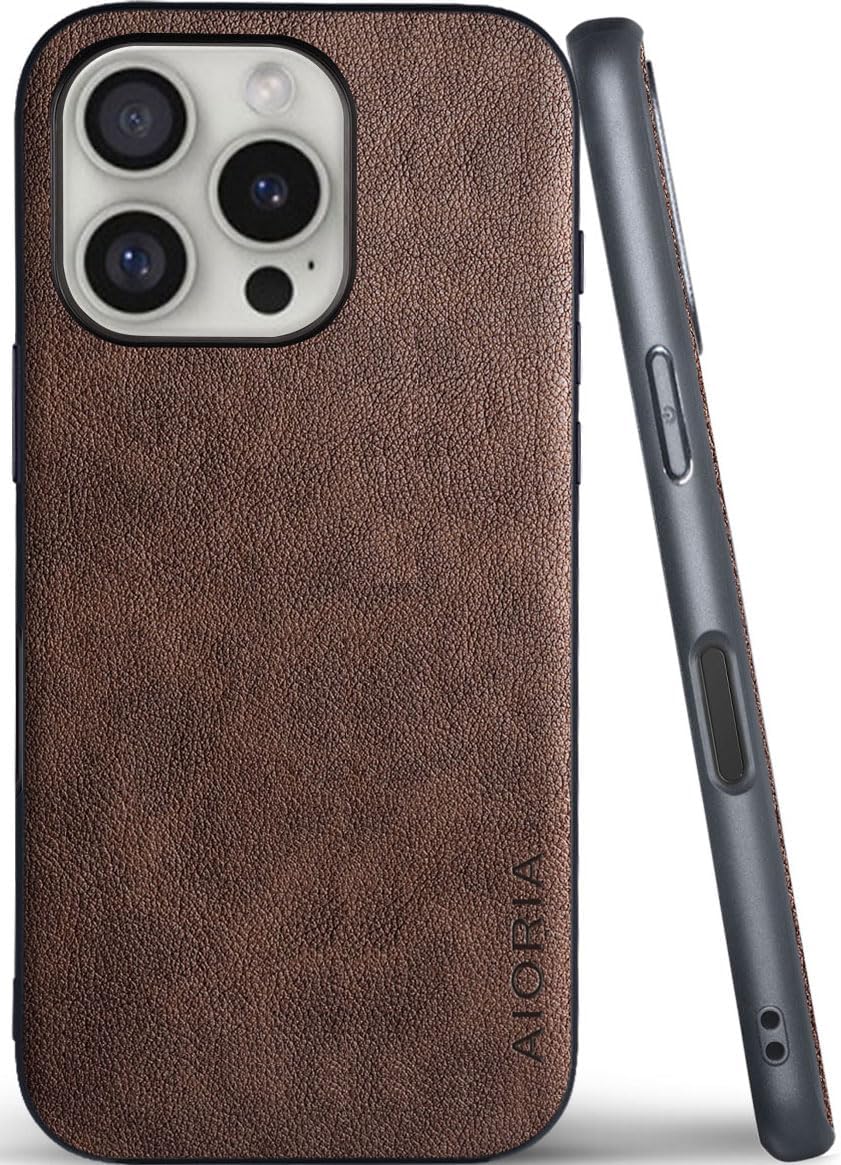for iPhone Case Premium PU Leather Cover Retro Design Full Protective Phone Case for iPhone 17 16 Pro Max Plus 16e 5G
