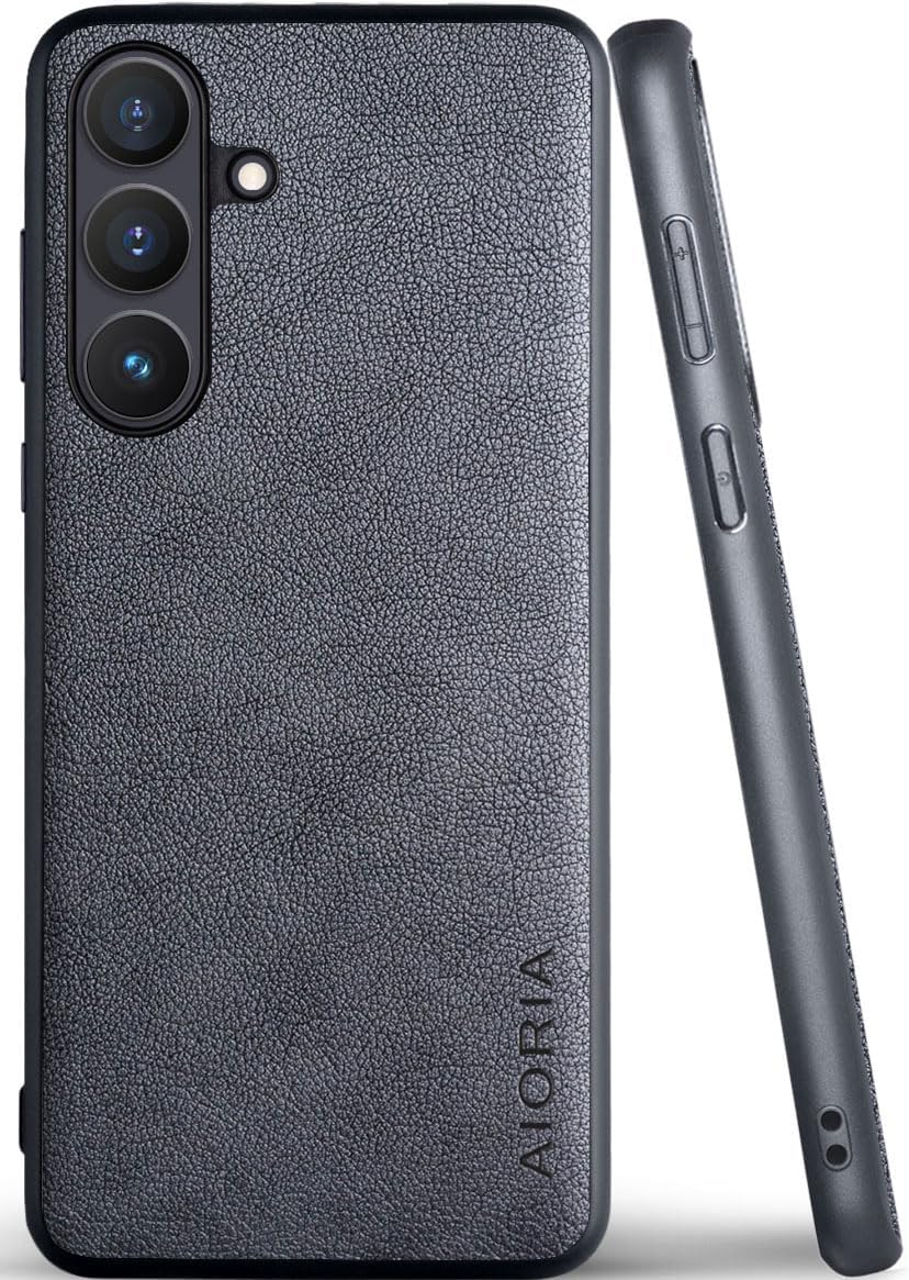 for Samsung Galaxy S Series Case Premium Leather Cover Retro Design Full Protective Phone Case for Samsung Galaxy S25 Ultra Edge FE Plus S24 FE5G