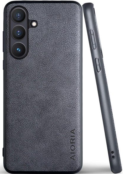 for Samsung Galaxy S Series Case Premium Leather Cover Retro Design Full Protective Phone Case for Samsung Galaxy S25 Ultra Edge FE Plus S24 FE5G