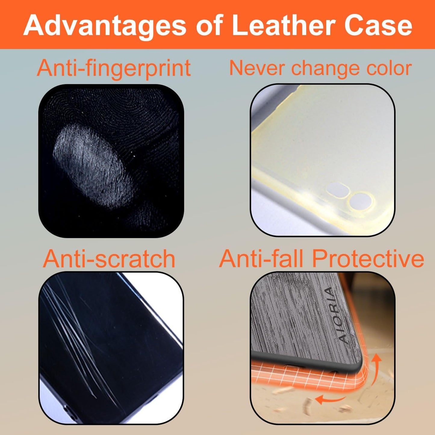 Case for iPhone 17 Pro Max Air Imitation Bamboo Pattern PU Leather Design Phone Case Protective Cover