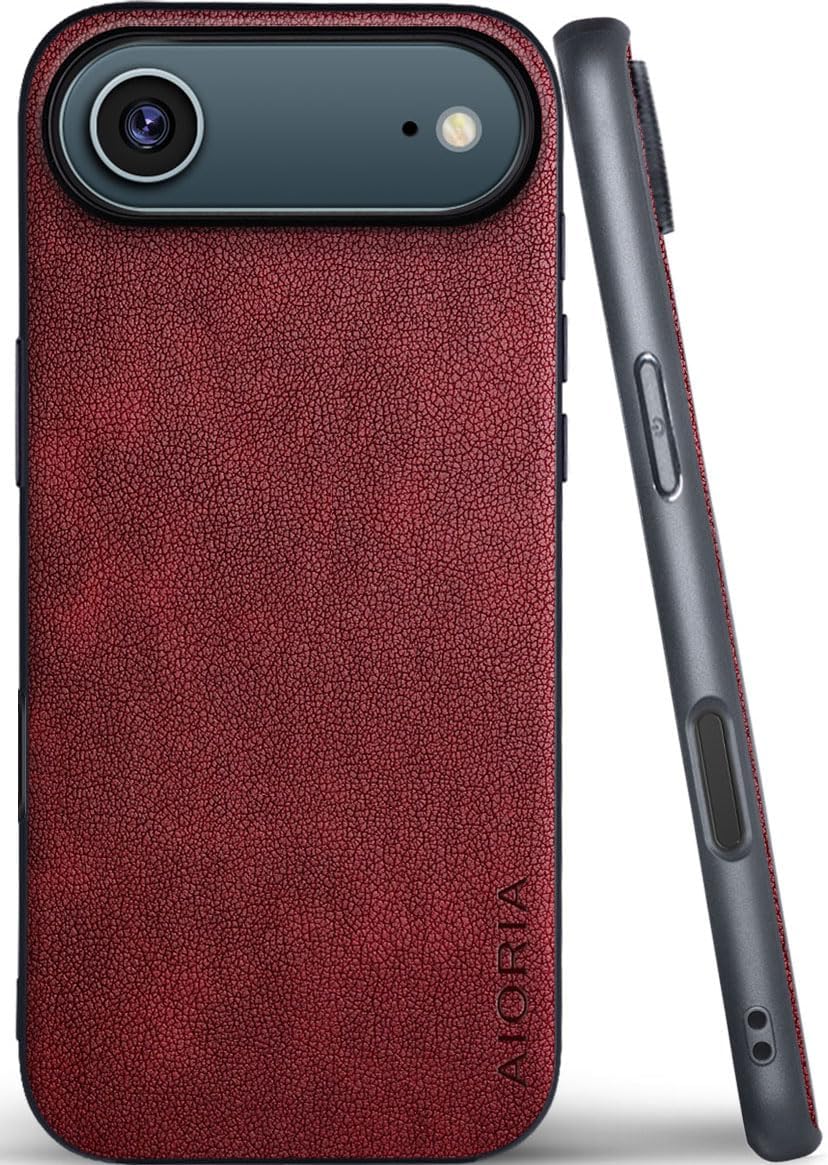 for iPhone Case Premium PU Leather Cover Retro Design Full Protective Phone Case for iPhone 17 16 Pro Max Plus 16e 5G