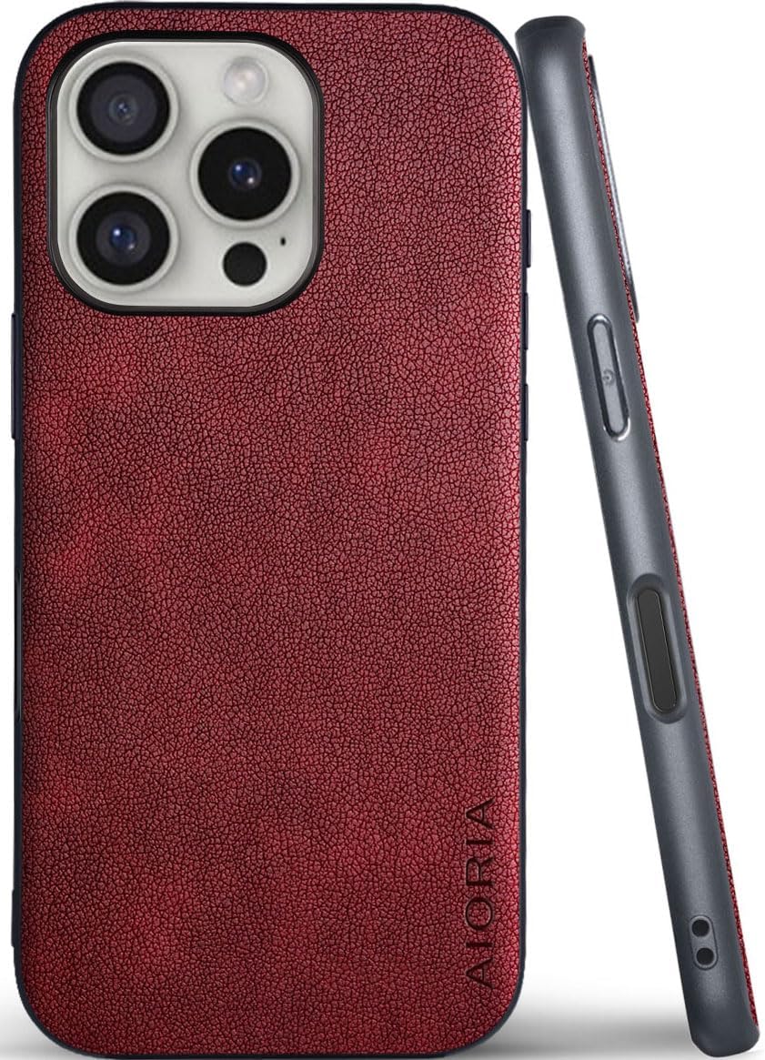 for iPhone Case Premium PU Leather Cover Retro Design Full Protective Phone Case for iPhone 17 16 Pro Max Plus 16e 5G