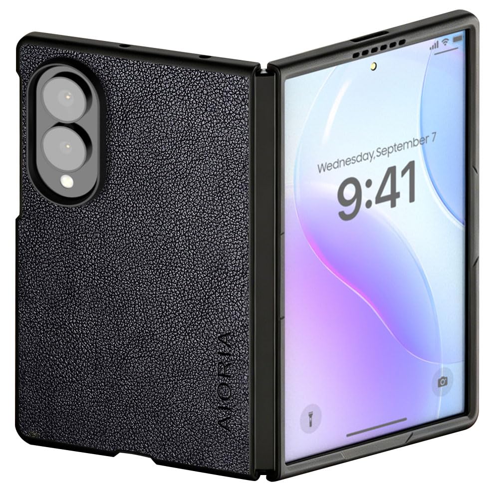 AIORIA for Samsung Galaxy Z Fold 8 Ultra Case Premium Leather Cover Retro Design Full Protective Case