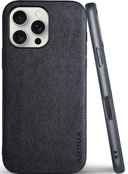 AIORIA for iPhone 18 Pro Max Case Premium Leather Cover Retro Design Full Protective Case (Red, for iPhone 18 Pro Max)