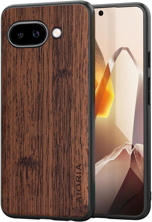 Case for Google Pixel 9 9A Imitation Bamboo Pattern PU Leather Design Phone Case Protective Cover