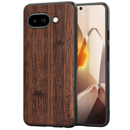 Case for Google Pixel 9 9A Imitation Bamboo Pattern PU Leather Design Phone Case Protective Cover