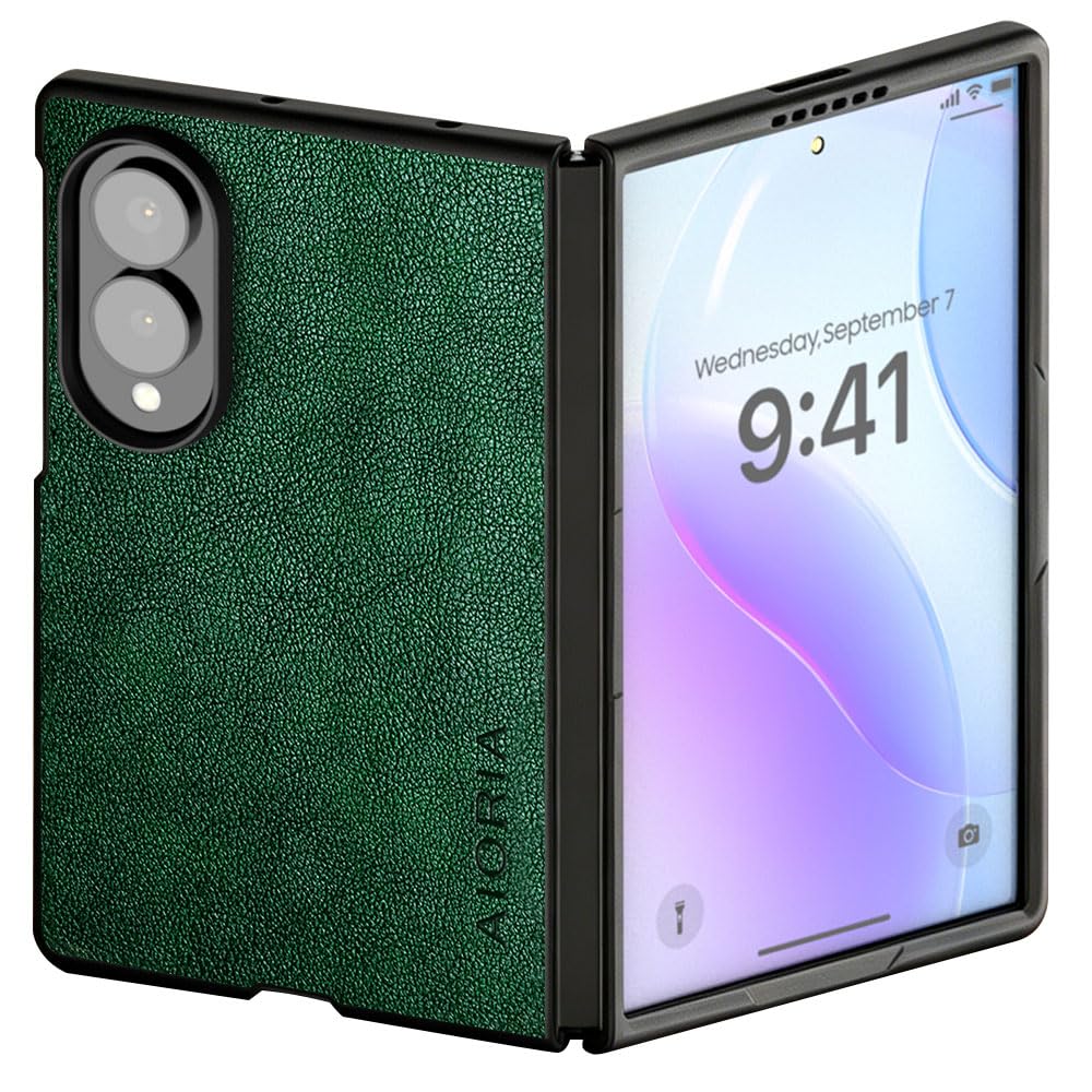 AIORIA for Samsung Galaxy Z Fold 8 Ultra Case Premium Leather Cover Retro Design Full Protective Case