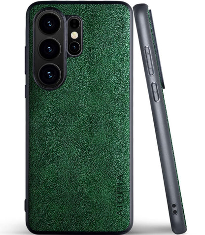 for Samsung Galaxy S26 Series Case Premium Leather Cover Retro Design Full Protective Phone Case