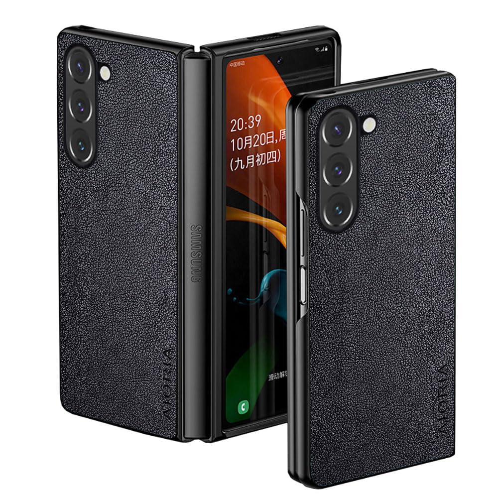 AIORIA for Samsung Galaxy Z Fold 8 Ultra Case Premium Leather Cover Retro Design Full Protective Case