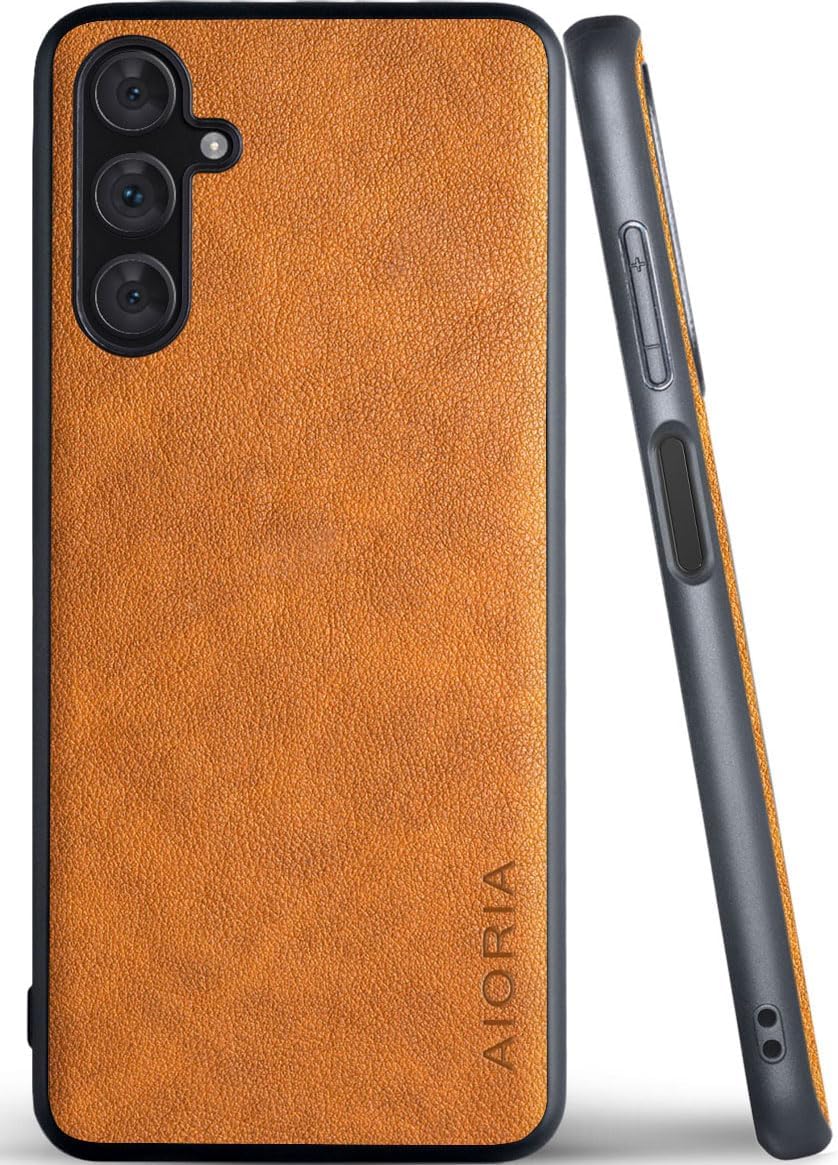 for Samsung Galaxy A Series Case A17 A56 A36 A26 A16 A55 A35 A25 A15 Premium Leather Cover Retro Design Full Protective Phone Case for Samsung Galaxy A26 5G (Red, A26)