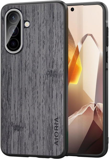 case for Samsung Galaxy A37 A57 Imitation Bamboo Pattern PU Leather Design Phone Case Protective Cover