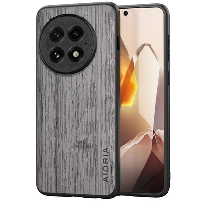 Case for Oneplus 13 13R Imitation Bamboo Pattern PU Leather Design Phone Case Protective Cover