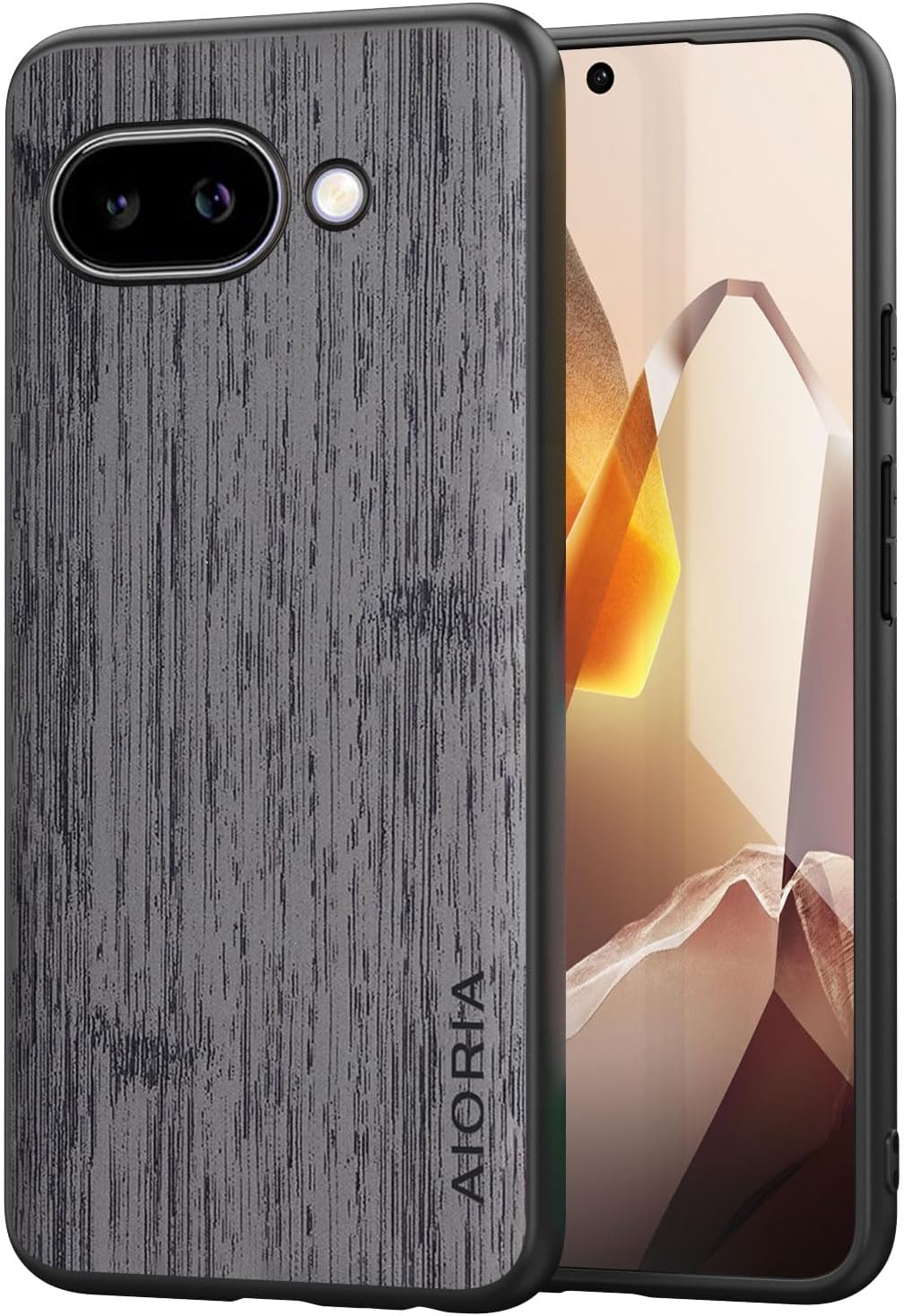 Case for Google Pixel 9 9A Imitation Bamboo Pattern PU Leather Design Phone Case Protective Cover