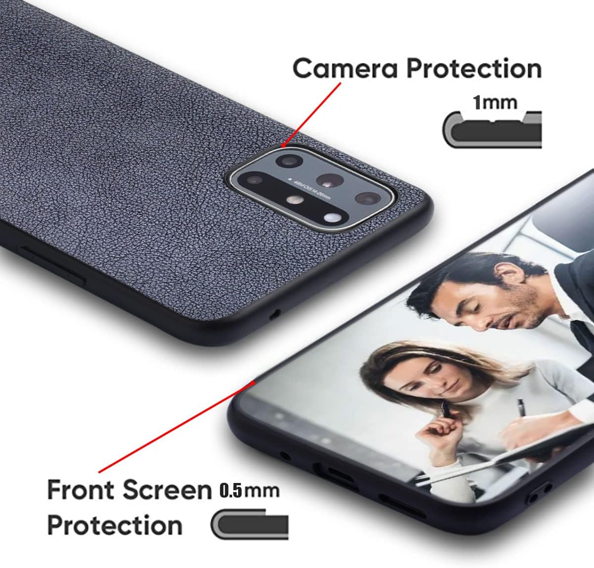 for Samsung Galaxy Z Flip 6 Case, Premium Leather Phone Cover Retro Design Full Protective Case for Samsung Galaxy Z Flip 6 Flip6 5G (Gray, Z Flip 6)