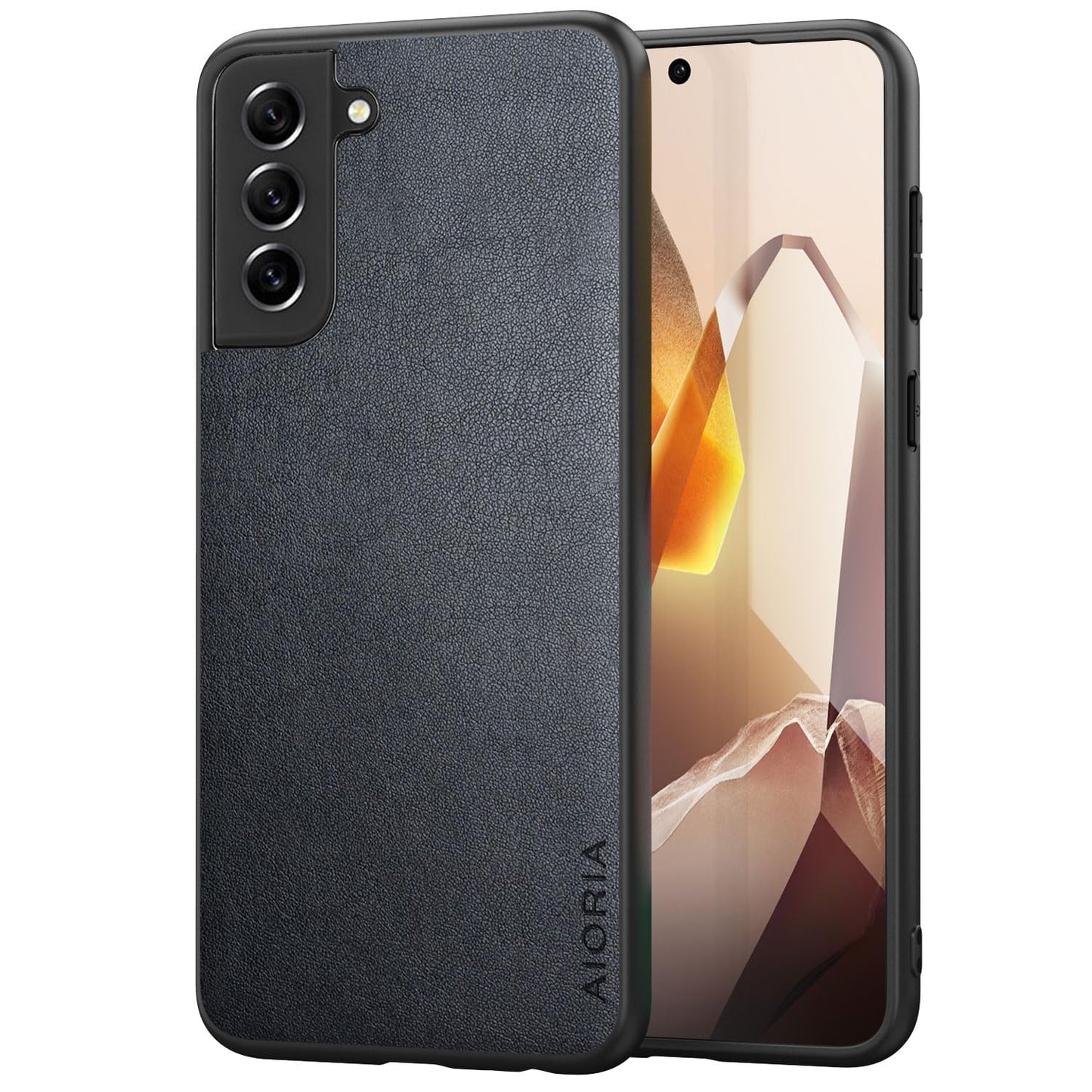 for Samsung Galaxy S25 Plus Case Simple Classic Design Durable Premium PU Leather Phone Case (Brown, for Samsung Galaxy S25 Plus)