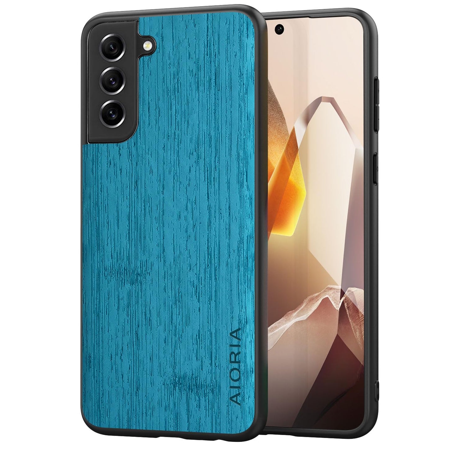 Case for Samsung Galaxy S24 FE 23 FE 21 FE Imitation Bamboo Pattern PU Leather Design Phone Case Protective Cover