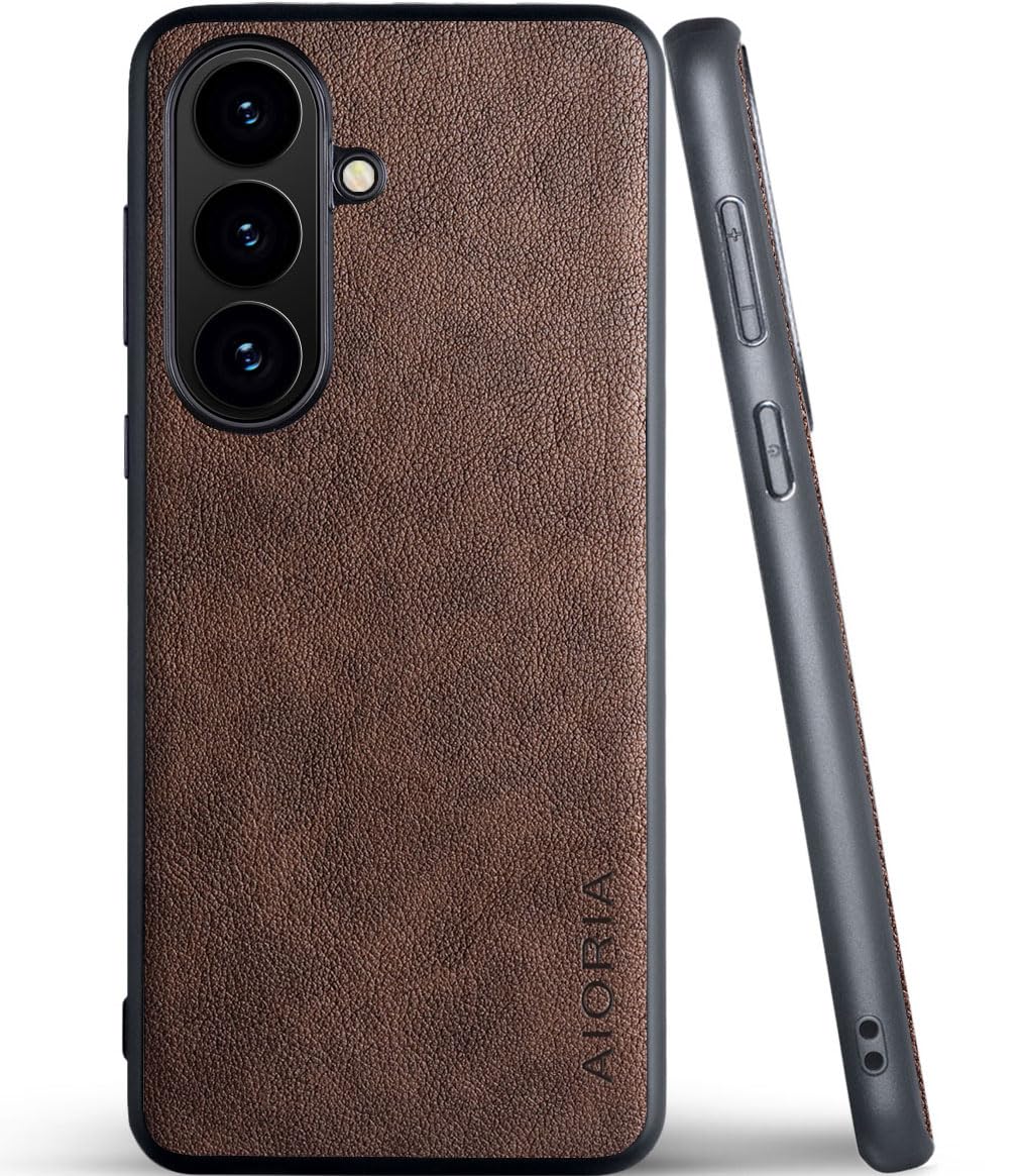 for Samsung Galaxy S26 Series Case Premium Leather Cover Retro Design Full Protective Phone Case