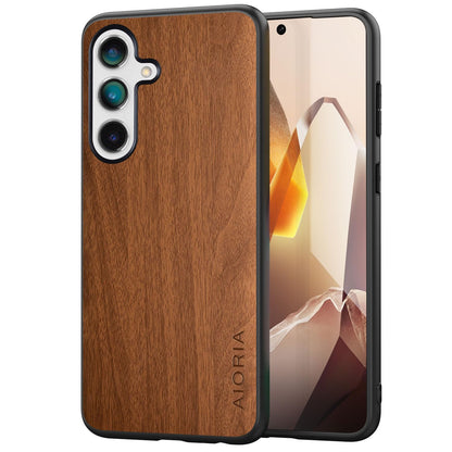 Case for Samsung Galaxy Z Fold 7 5G funda Bamboo Wood Pattern PU Leather Back Cover for Samsung Galaxy z fold7 zfold7 case (Blue, Galaxy Z Fold 7)