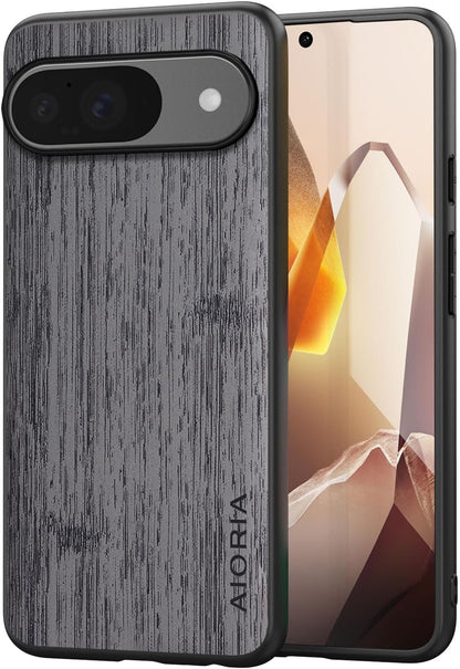 Case for Google Pixel 9 9A Imitation Bamboo Pattern PU Leather Design Phone Case Protective Cover