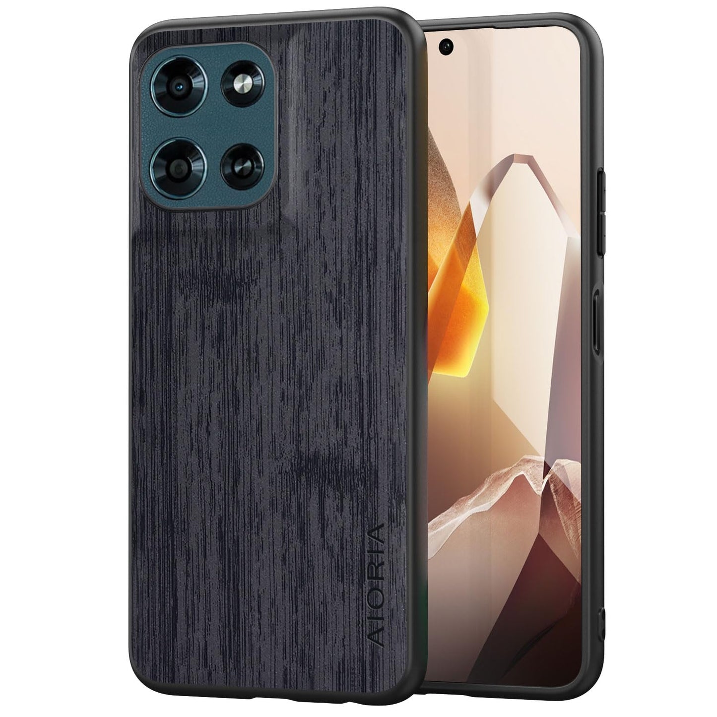 Case for Motorola Moto G Play Power Stylus 2025 Imitation Bamboo Pattern PU Leather Design Phone Case Protective Cover